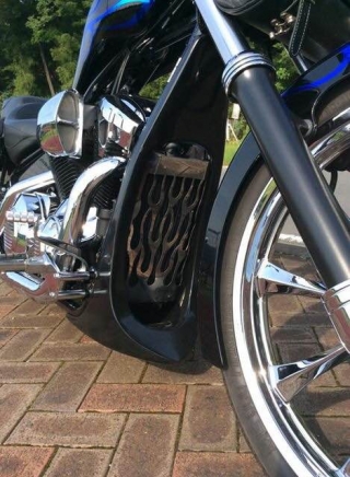 honda fury fork covers