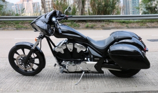 honda fury with saddlebags