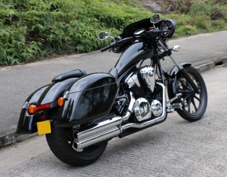 honda fury with saddlebags